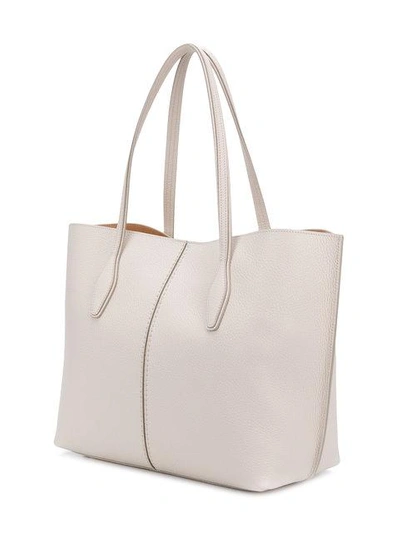 Shop Tod's Joy Tote Bag - Neutrals