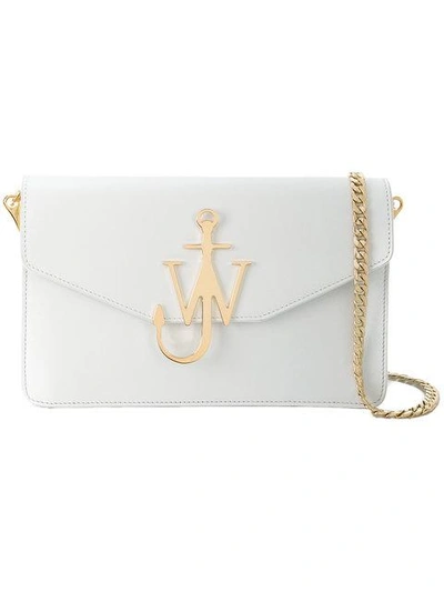 Shop Jw Anderson Logo Purse Bag In White