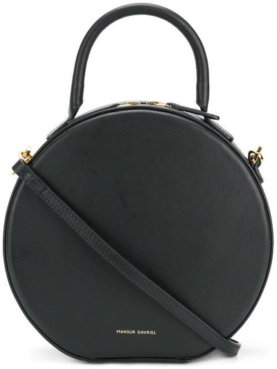 Shop Mansur Gavriel Mini Handtasche Mit Rundem Design - Schwarz In Black