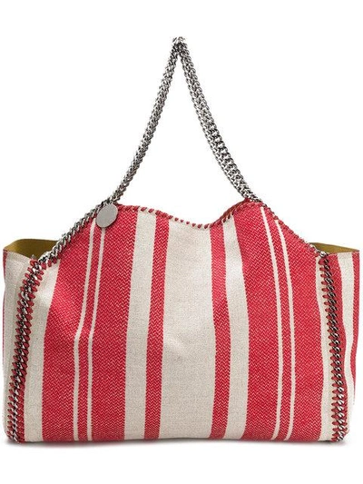 Shop Stella Mccartney Falabella Reversible Tote Bag In Red