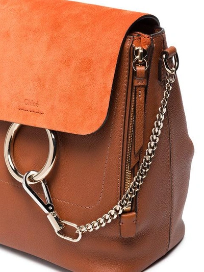 Shop Chloé Brown Faye Backpack