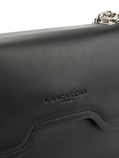 Shop Lancaster Foldover Chain Shoulder Bag - Black
