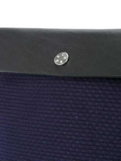 Shop Cabas Contrast Flap Mini Bag In Blue