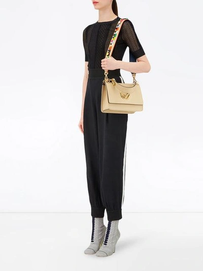 Shop Fendi 'strap You' Shoulder Bag Strap - Multicolour