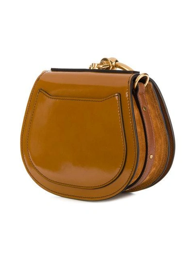 Shop Chloé Nile Shoulder Bag In Brown