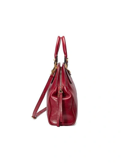 Shop Gucci Re(belle) Medium Top Handle Tote In Red