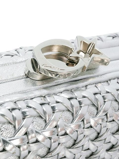 Shop Corto Moltedo Susan C Star Clutch In Silvers