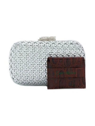 Shop Corto Moltedo Susan C Star Clutch In Silvers