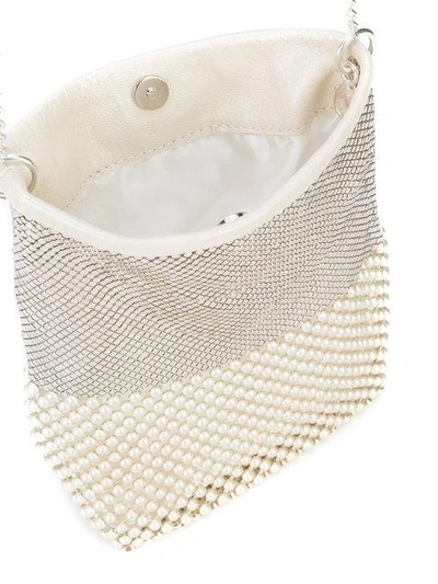 Shop Laura B Party Bag In White/silver