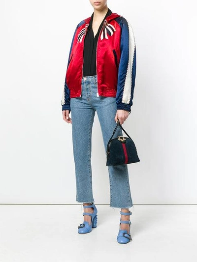 Shop Gucci Ophidia Small Shoulder Bag - Blue