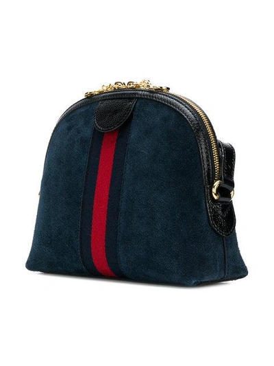 Shop Gucci Ophidia Small Shoulder Bag - Blue