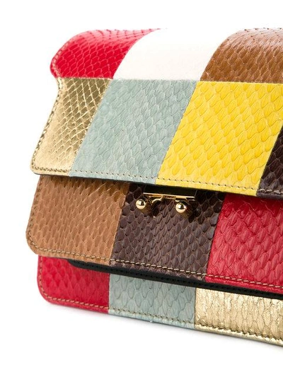 Shop Marni Trunk Medium Bag - Multicolour