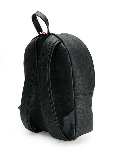 Shop Thom Browne Small Unstructured Calfskin Backpack In Black