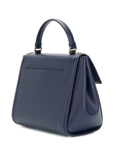 Shop Ferragamo Carrie Shoulder Bag In Blue