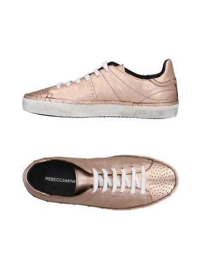 Shop Rebecca Minkoff Sneakers In Copper