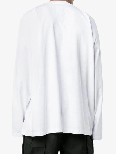 Shop Napa By Martine Rose Napapijri Cotton French Terry Sweatshirt In White