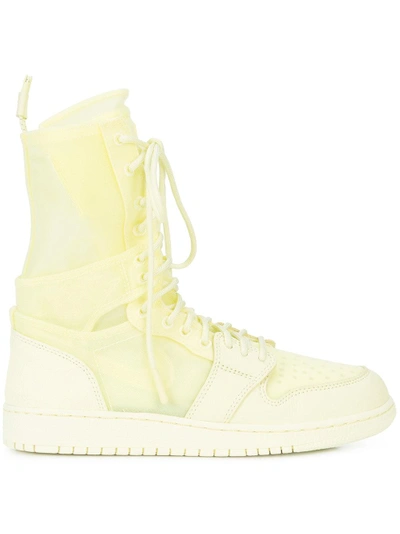 Shop Nike Air Jordan 1 Explorer Xx Sneakers - Yellow