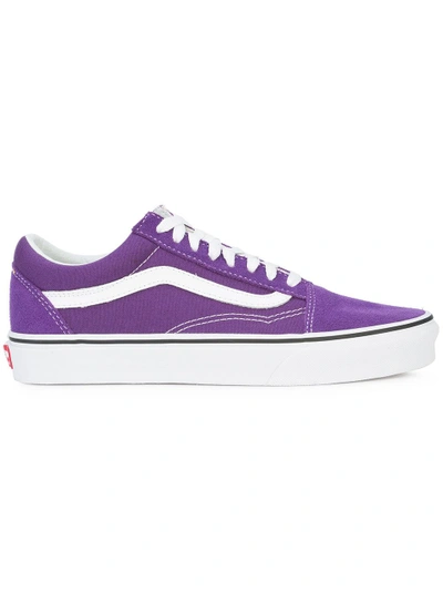 Shop Vans Old Skool Lace-up Sneakers - Pink & Purple