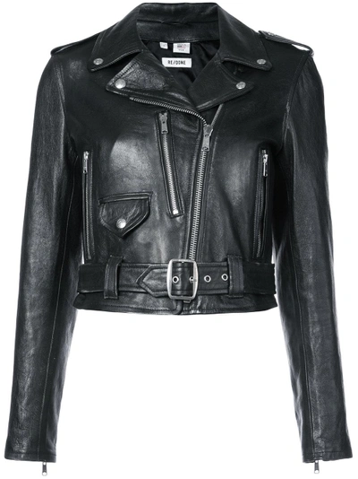 Shop Re/done Leather Moto Jacket