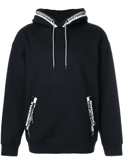 Shop Wooyoungmi Logo Banded Hoodie