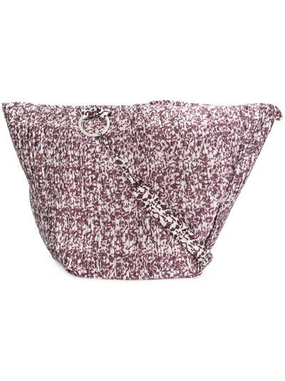 Shop Christian Wijnants Alexi Shoulder Bag - Pink & Purple