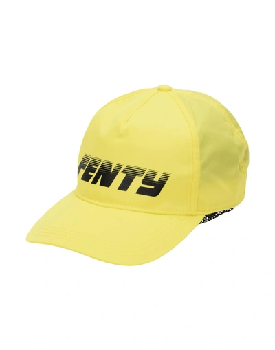 Shop Fenty X Puma Hat In Yellow