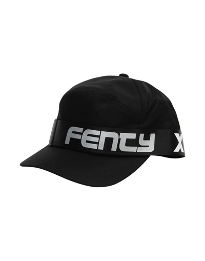 Shop Fenty X Puma Hats In Black