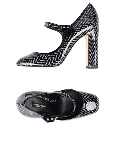 Shop Dolce & Gabbana Woman Pumps Black Size 8 Calfskin