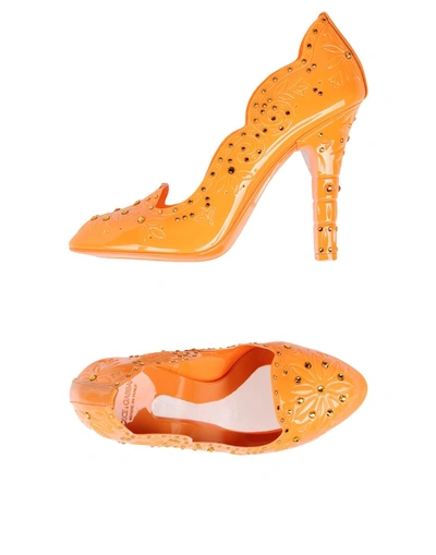 Shop Dolce & Gabbana Pump In Orange