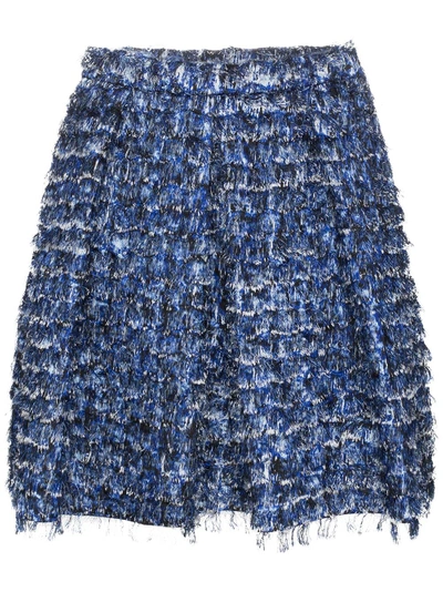 Shop Proenza Schouler Fringed Pleated Mini Skirt