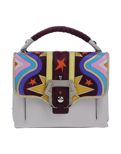 Shop Paula Cademartori Handbags In Light Grey