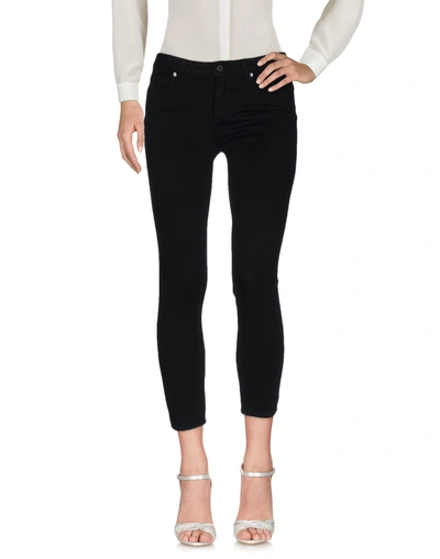 Paige Woman Jeans Black Size 32 Rayon, Cotton, Polyester, Elastane In Black