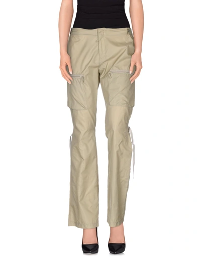 Shop Dkny Casual Pants In Military Green