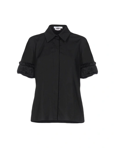Shop Givenchy Solid Color Shirts & Blouses In Black