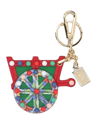 Shop Dolce & Gabbana Key Rings In Red