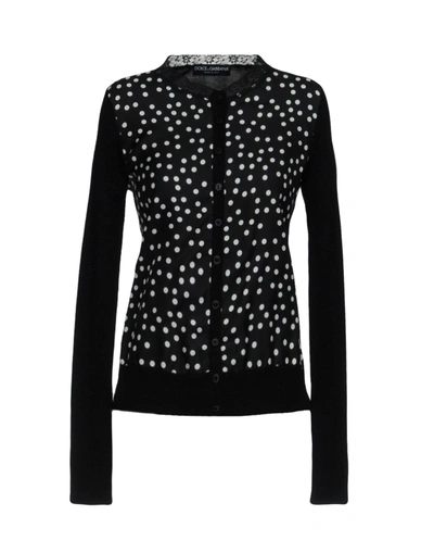 Shop Dolce & Gabbana Cardigan In Black