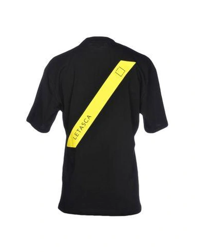 Shop Letasca T-shirts In Black