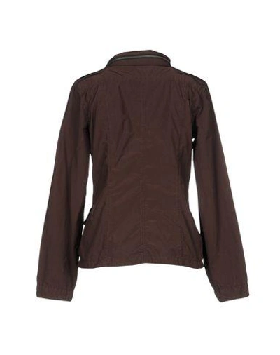 Shop Aspesi Jacket In Dark Brown