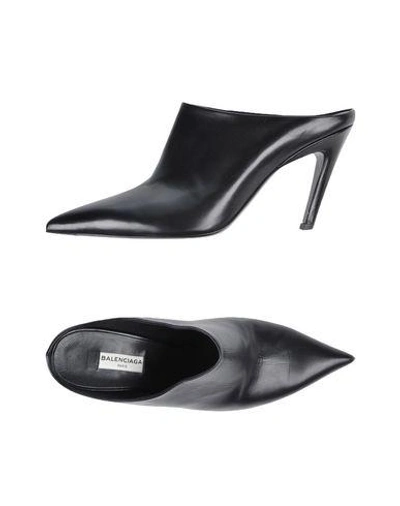 Shop Balenciaga Mules In Black