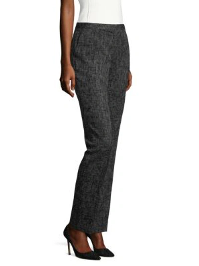 Shop Escada Tamino Salt & Pepper Pants In Black