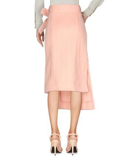 Shop Marni Midi Skirts In Pink