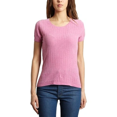 Shop Cacharel Short Sleeved Jumper In Pink