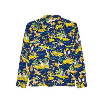 Shop Sun Surf Hawaiian-print Rayon Shirt In Multicoloured