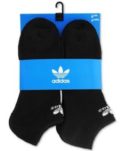 Shop Adidas Originals Adidas Men's Originals 6-pk. No-show Socks In Black