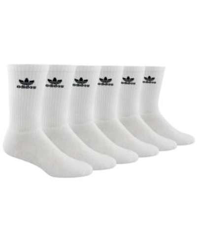 Shop Adidas Originals Adidas Men's Originals 6-pk. Crew Socks In White