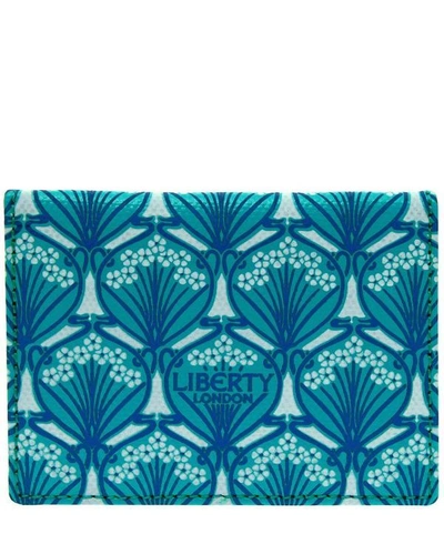 Shop Liberty London Iphis Travel Card Holder In Green
