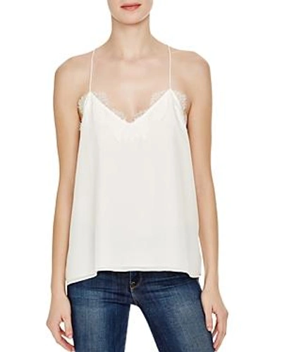 Shop Cami Nyc The Racer Silk Cami In White