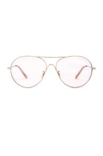 Shop Oliver Peoples 30th Anniversary Rockmore In Metallics