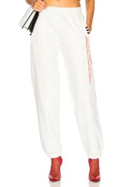 Shop Adidas Originals By Alexander Wang Adidas By Alexander Wang Graphic Jogger In White