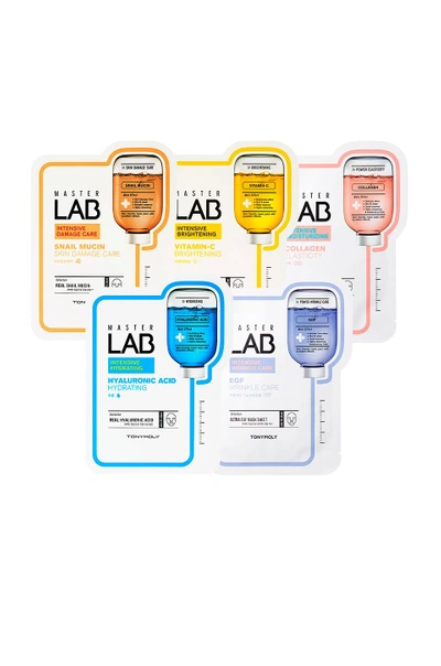 Shop Tonymoly Master Lab 5 Pack Sheet Mask Set In Beauty: Na. In N,a